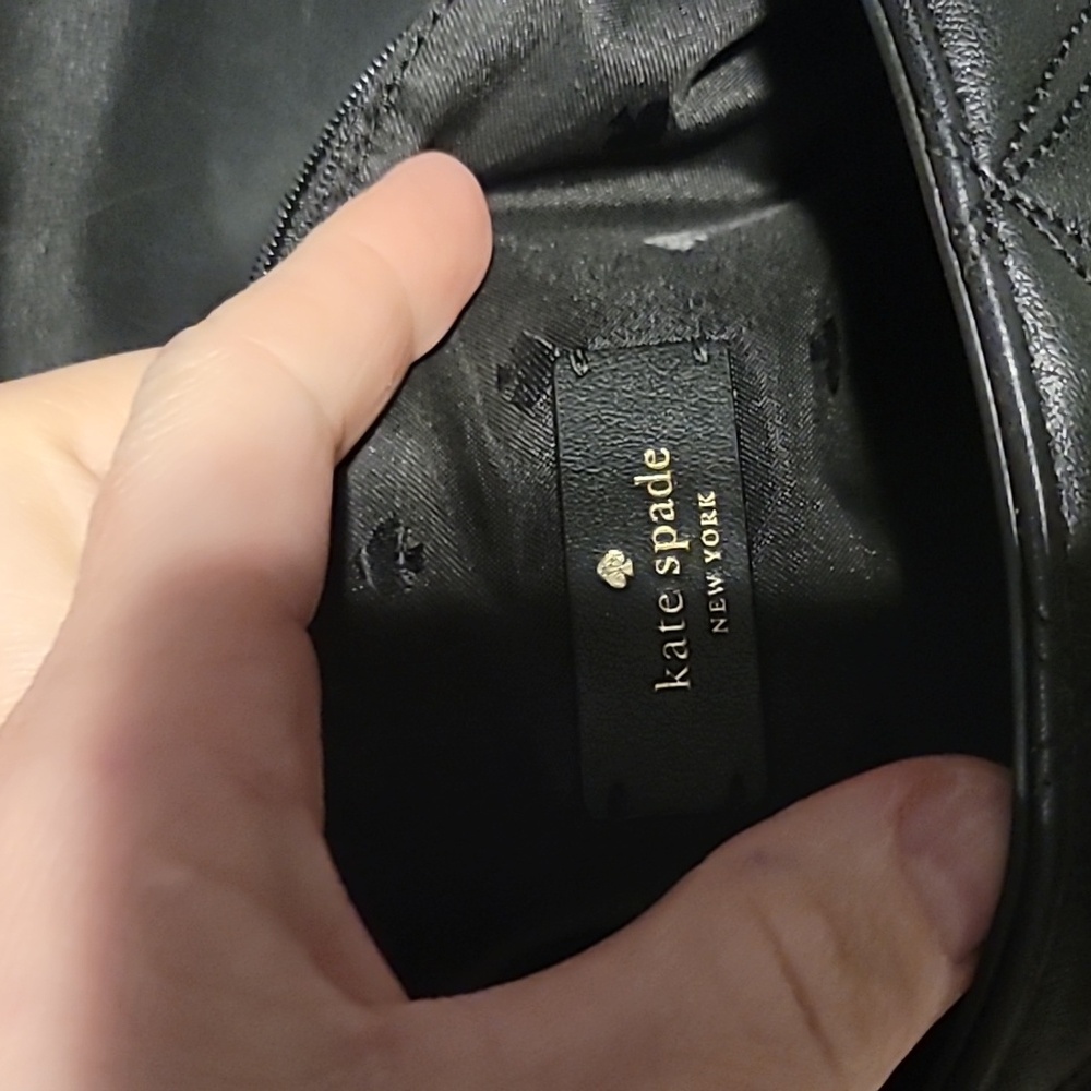 KATE SPADE NATALIA SMALL FLAP CROSSBODY BAG BLACK - Picture 11 of 12